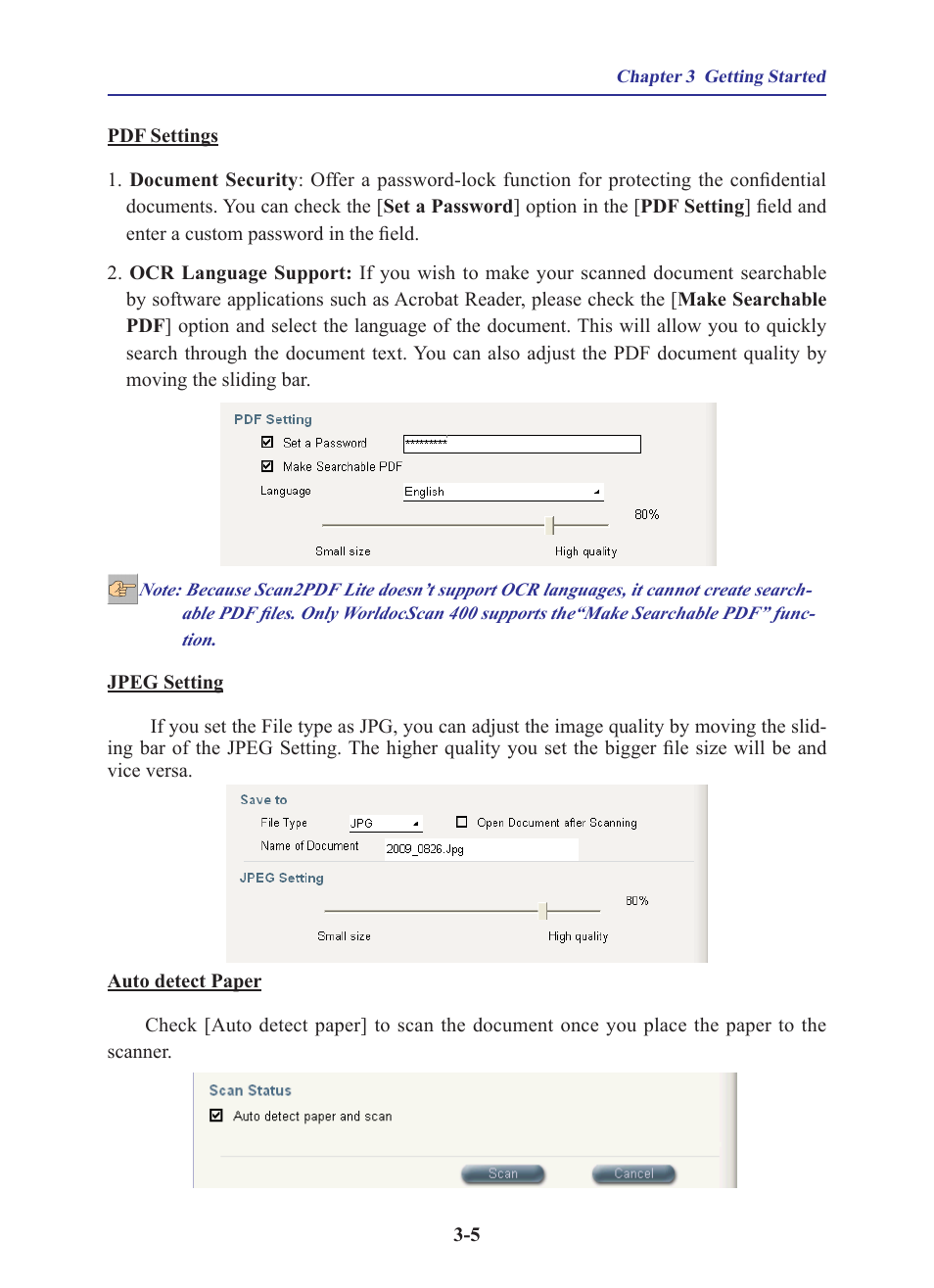 Penpower WorldocScan 400 (Win) User Manual | Page 17 / 33