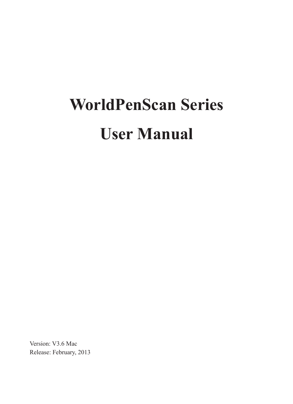 Penpower WorldPenScan (Mac) User Manual | 32 pages