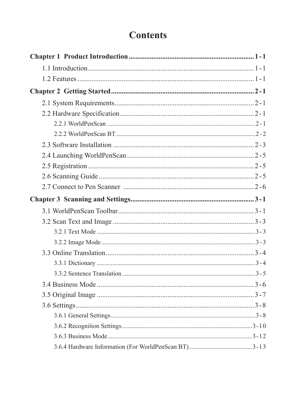 Penpower WorldPenScan (Mac) User Manual | Page 5 / 32