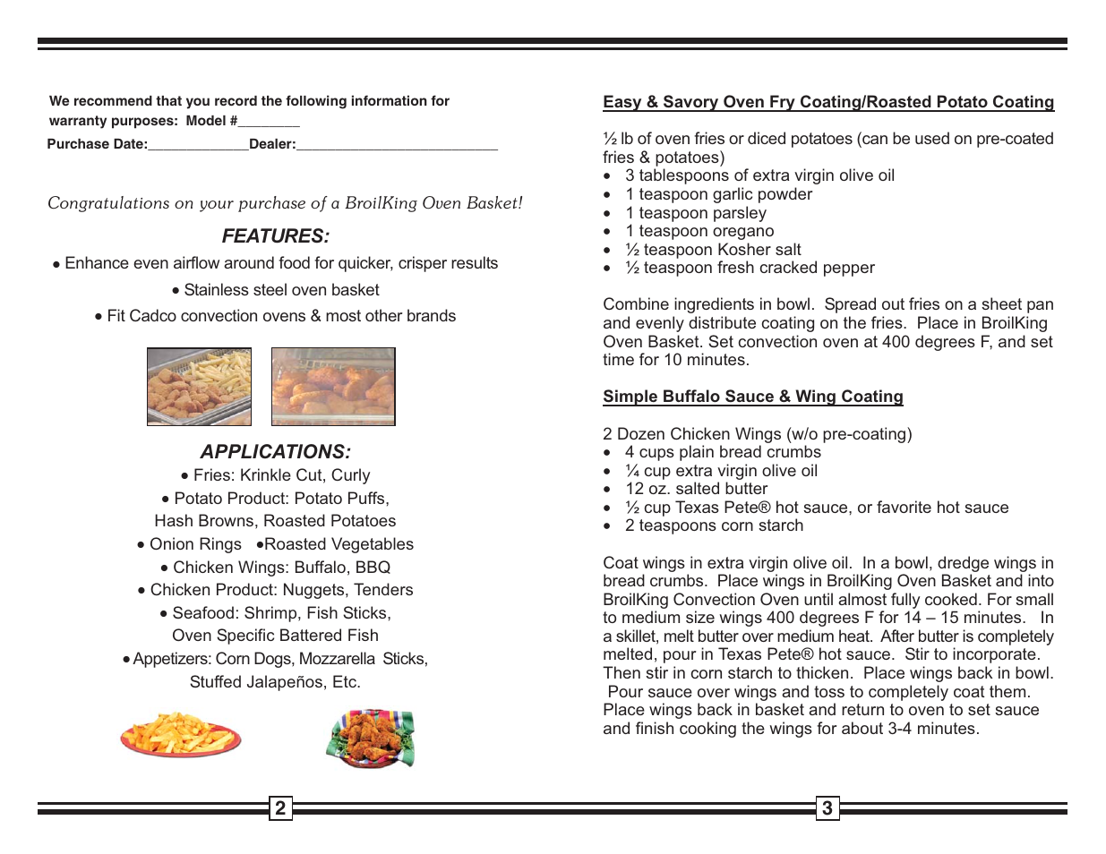 Broil King COB-Q User Manual | Page 2 / 2