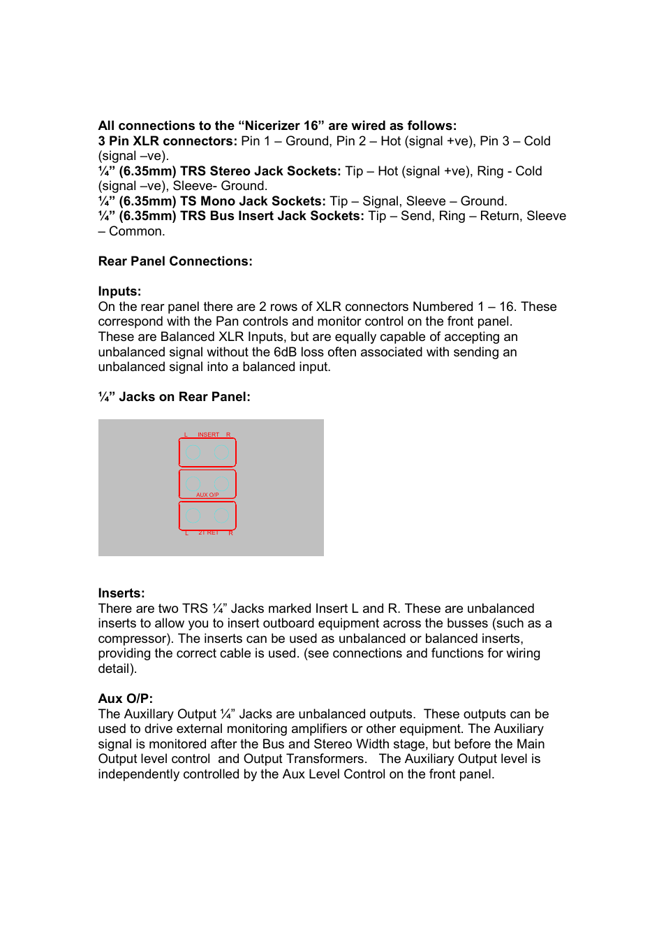 Phoenix Audio Nicerizer 16 - 16 Channel DAW Summing Solution User Manual | Page 3 / 6