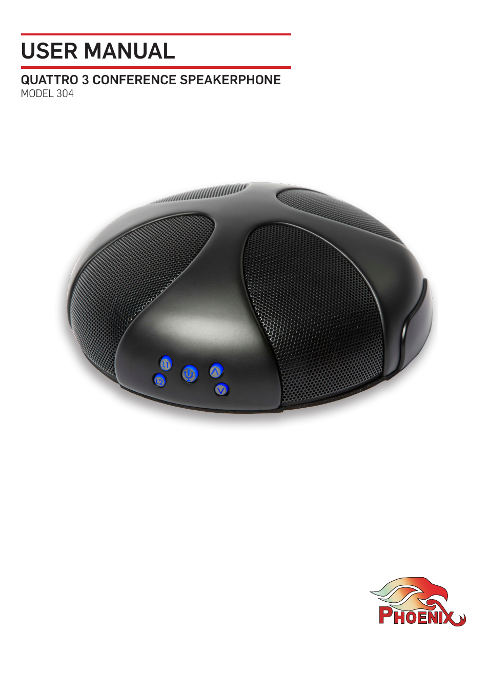 Phoenix Audio Technologies MT304-BLK Quattro3 User Manual | 8 pages
