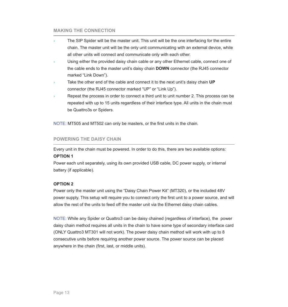 Phoenix Audio Spider USB and SIP/IP Telephone MT505 User Manual | Page 13 / 16