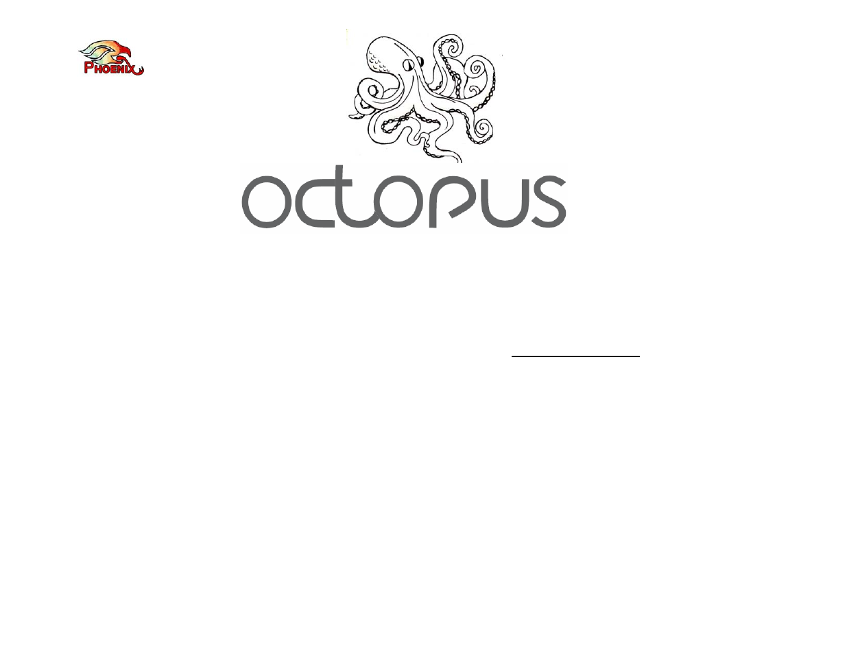 Phoenix Audio Technologies Octopus User Manual | 16 pages