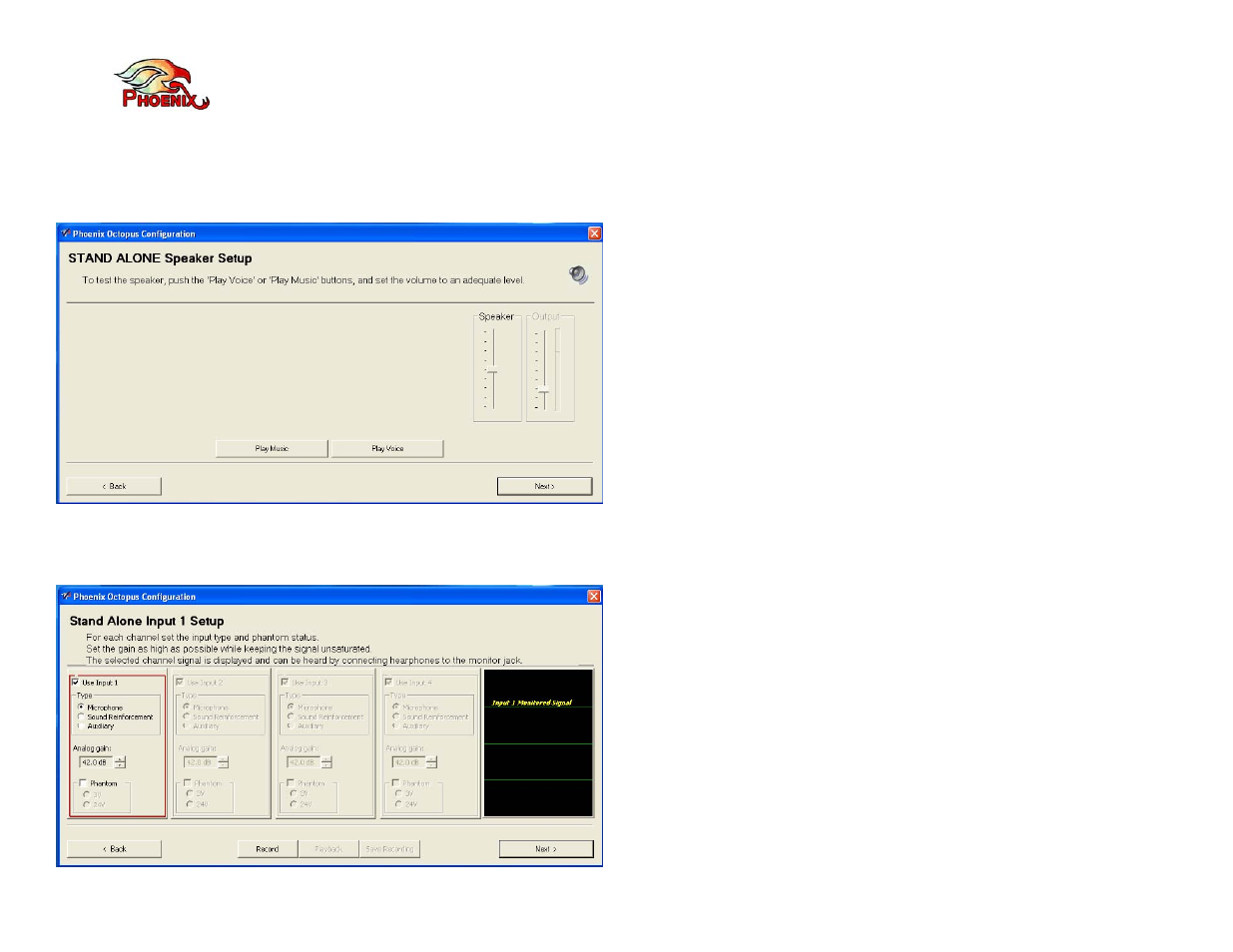 Phoenix Audio Technologies Octopus User Manual | Page 12 / 16