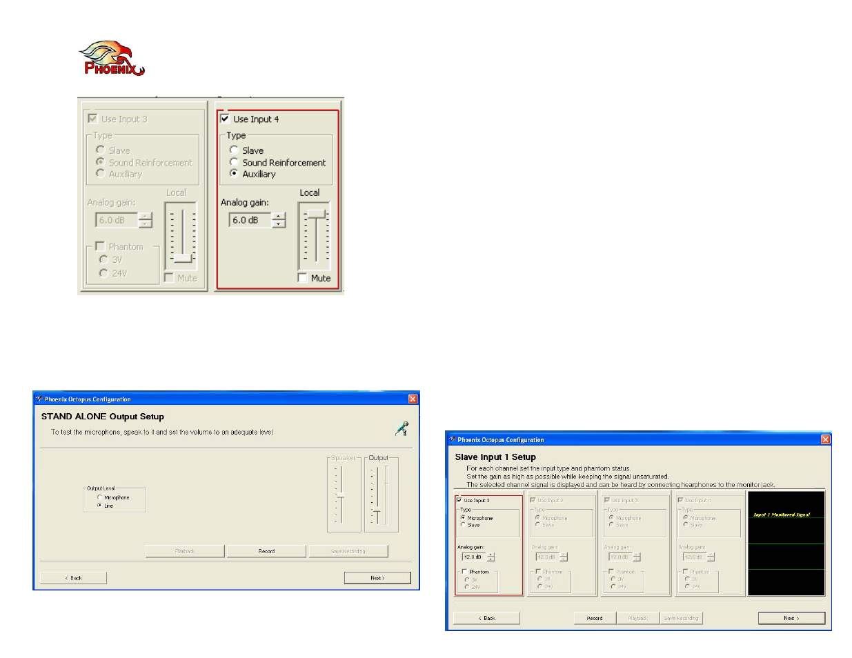 Phoenix Audio Technologies Octopus User Manual | Page 13 / 16