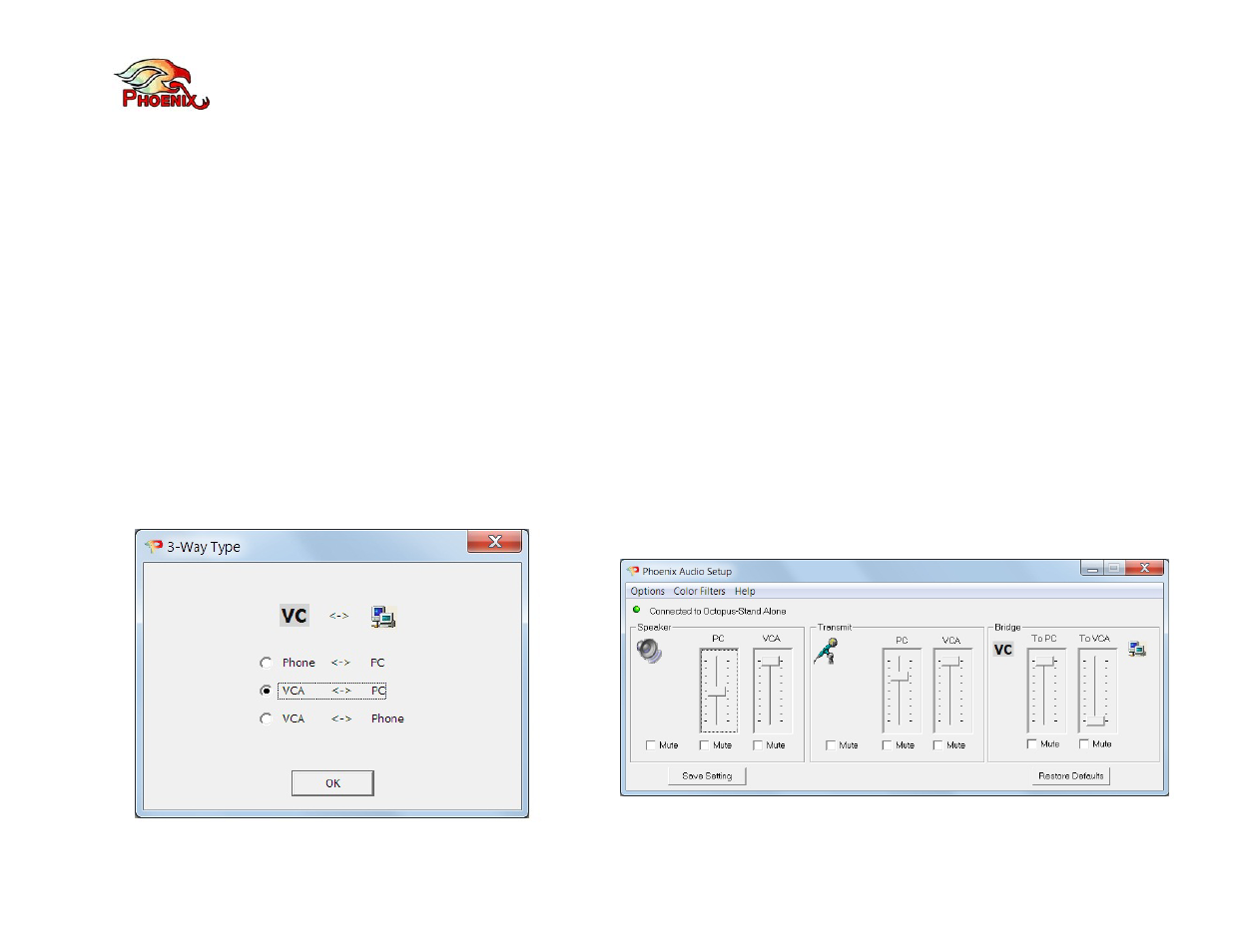 Phoenix Audio Technologies Octopus User Manual | Page 15 / 16