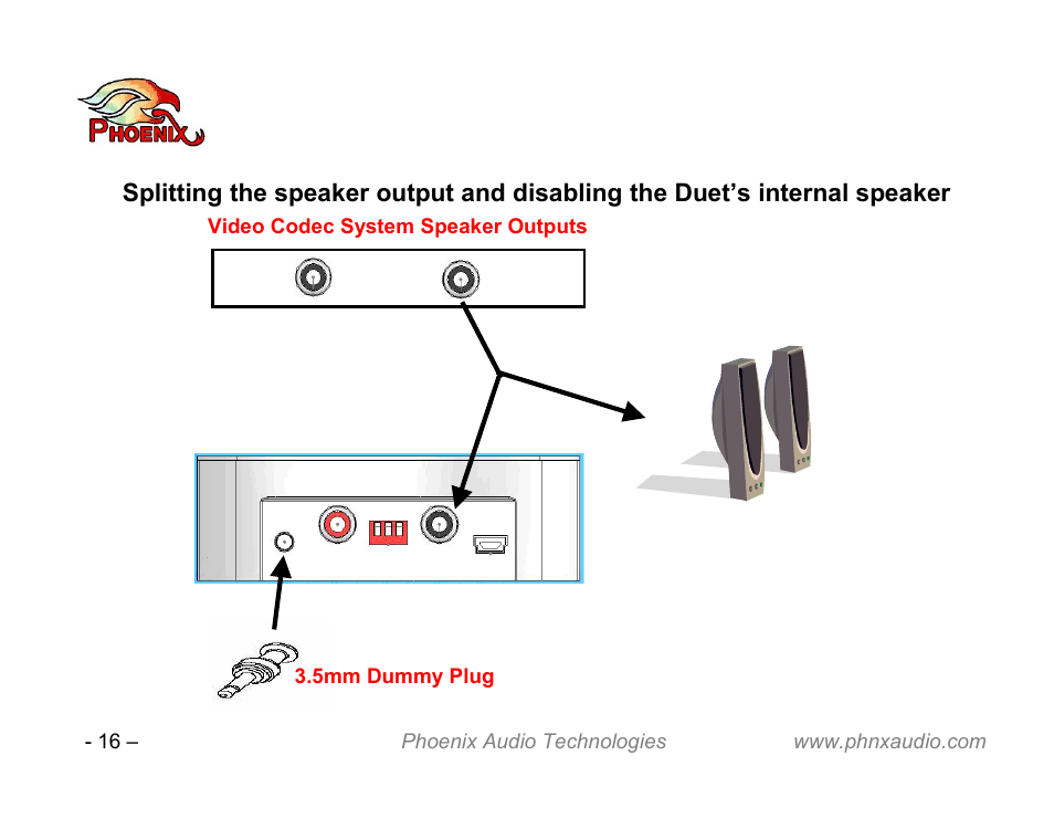Phoenix Audio Technologies DUET VCA User Manual | Page 16 / 26