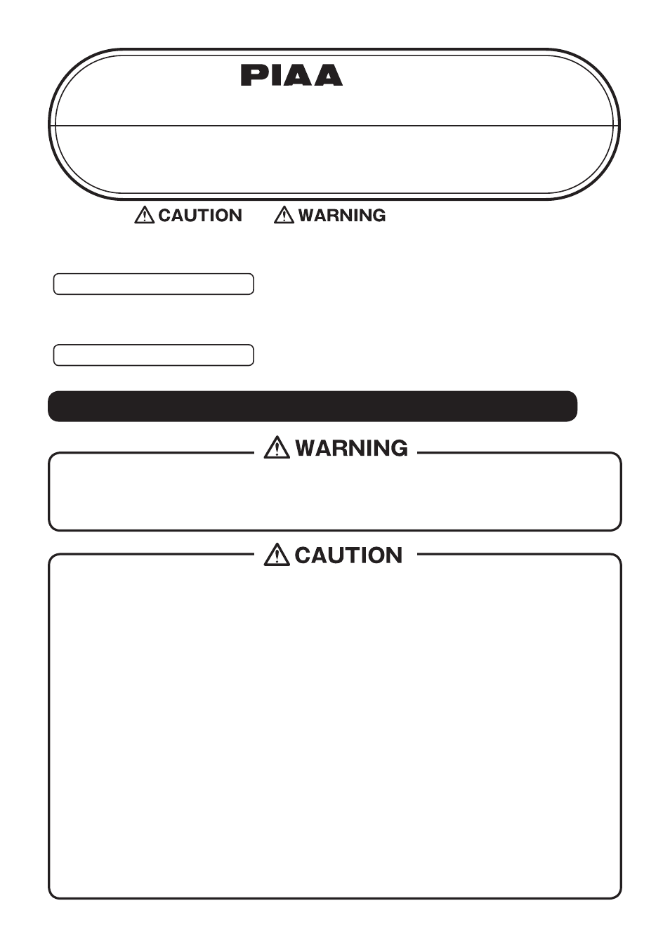 PIAA 570 Series L.E.D. User Manual | 8 pages