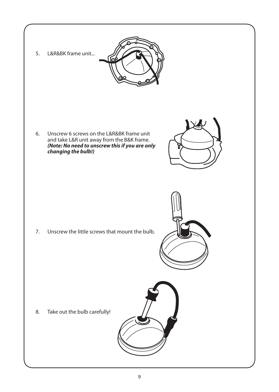 PIAA RS600 H.I.D. Shock Lamp User Manual | Page 9 / 12