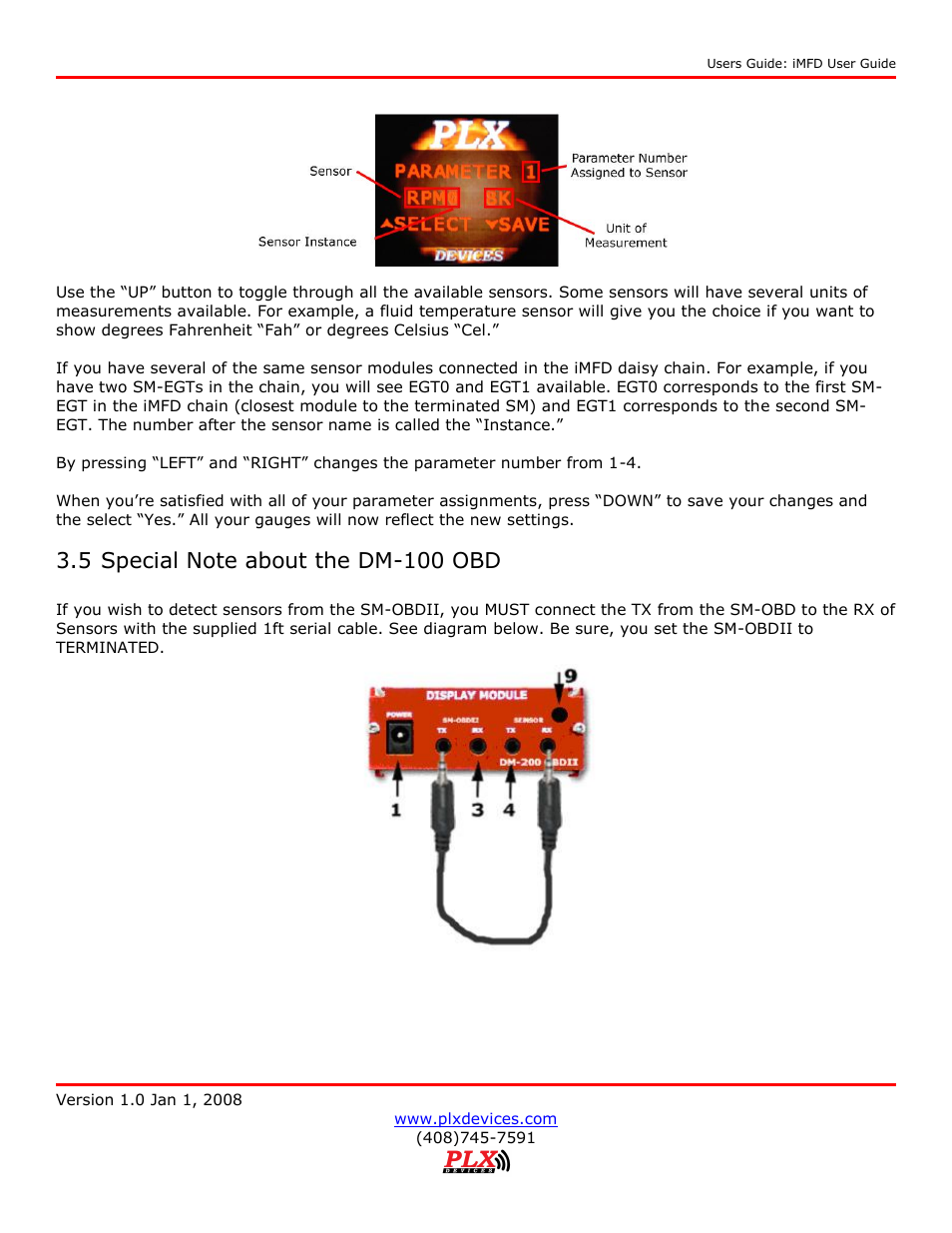 5 special note about the dm-100 obd | PLX Devices DM-100 OBDII User Manual | Page 14 / 24