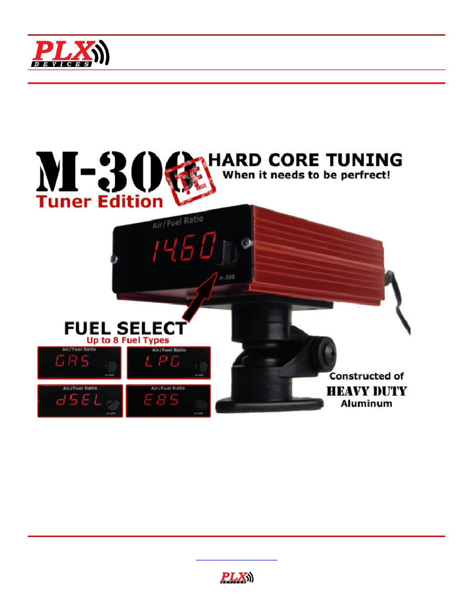 PLX Devices M-300 TE User Manual | 7 pages