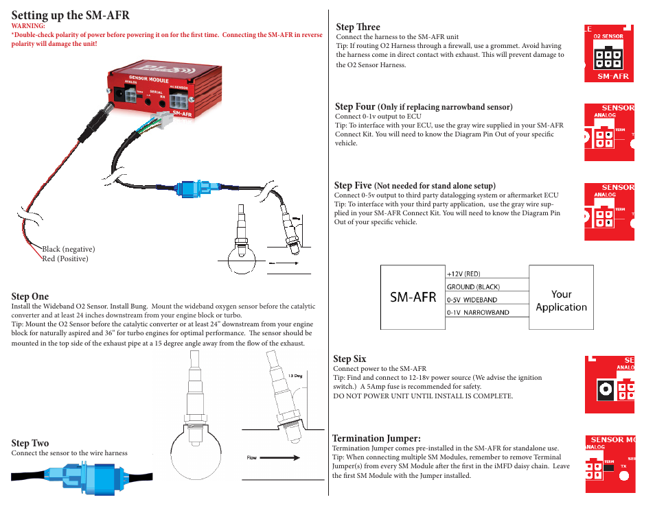 PLX Devices SM-AFR User Manual | 2 pages
