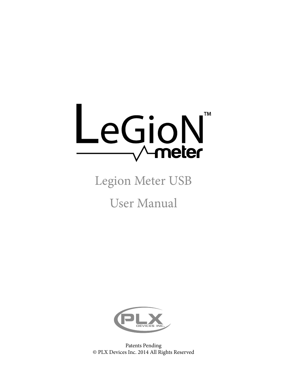 PLX Devices Legion Meter User Manual | 5 pages