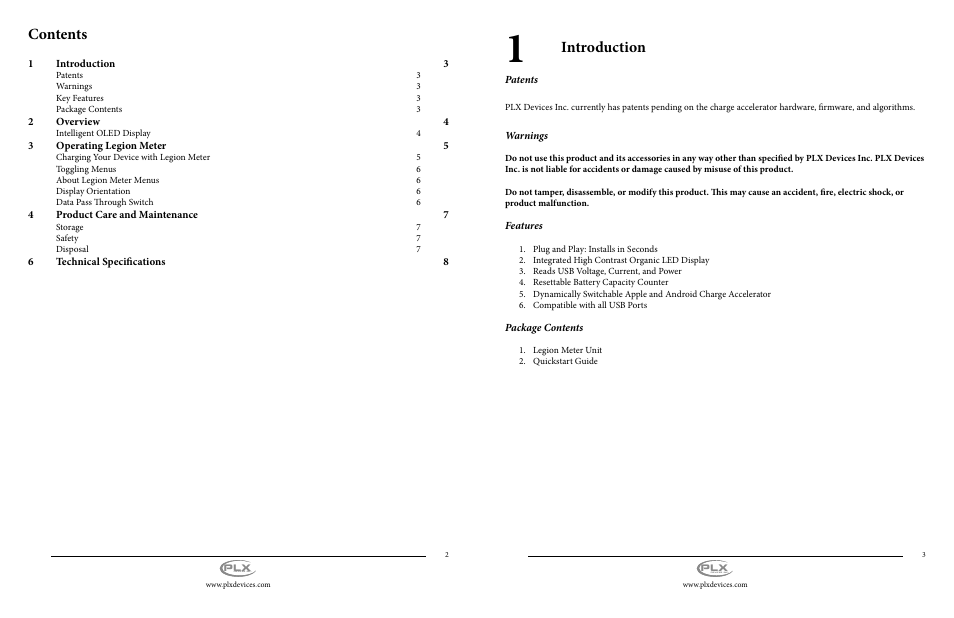 PLX Devices Legion Meter User Manual | Page 2 / 5