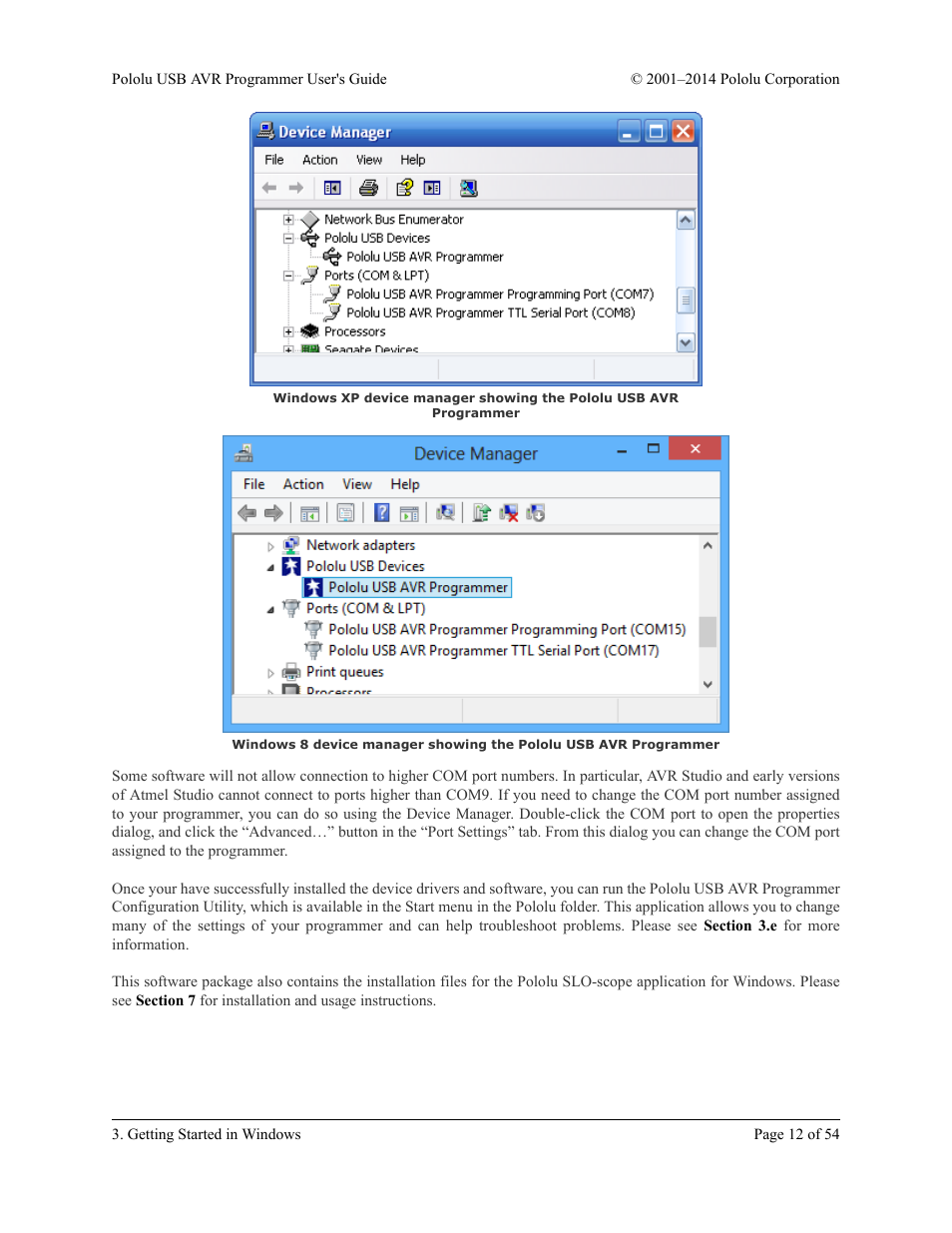 Pololu USB AVR User Manual | Page 12 / 54