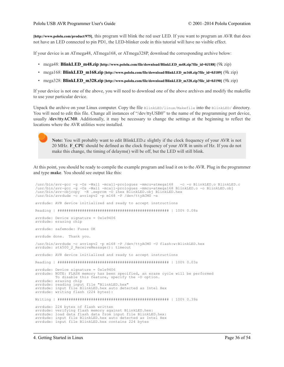 Pololu USB AVR User Manual | Page 36 / 54