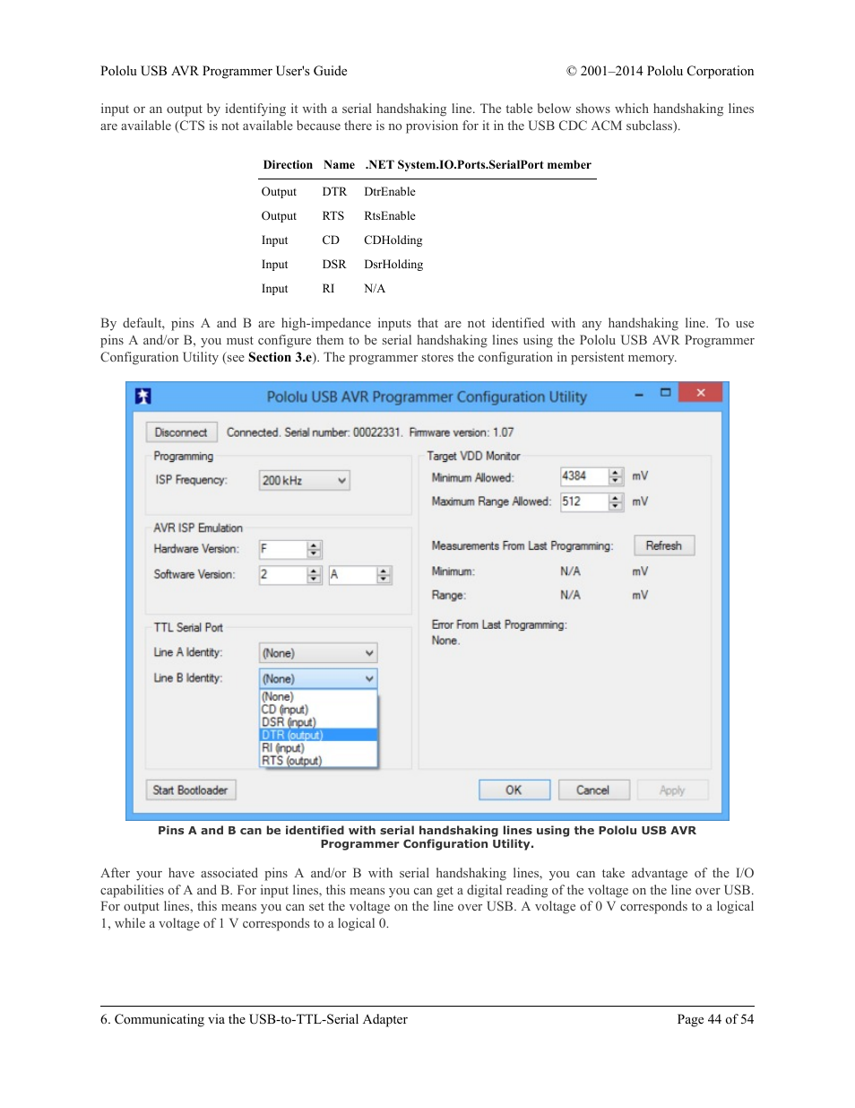 Pololu USB AVR User Manual | Page 44 / 54