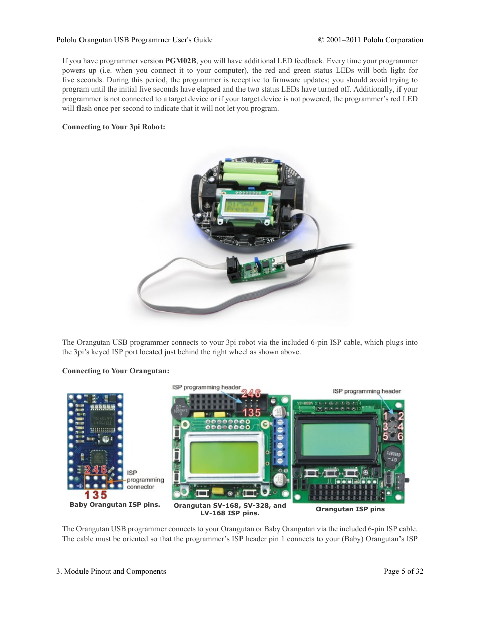 Pololu Orangutan USB User Manual | Page 5 / 32
