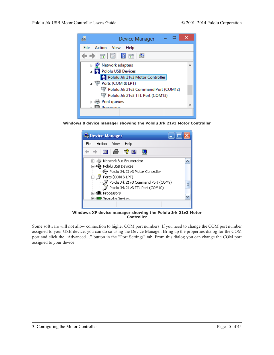 Pololu Jrk USB User Manual | Page 15 / 45