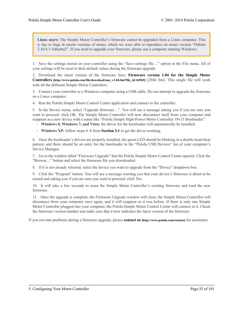 Pololu Simple User Manual | Page 55 / 101