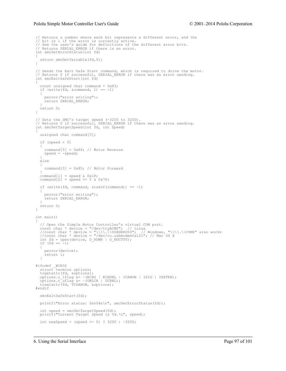 Pololu Simple User Manual | Page 97 / 101