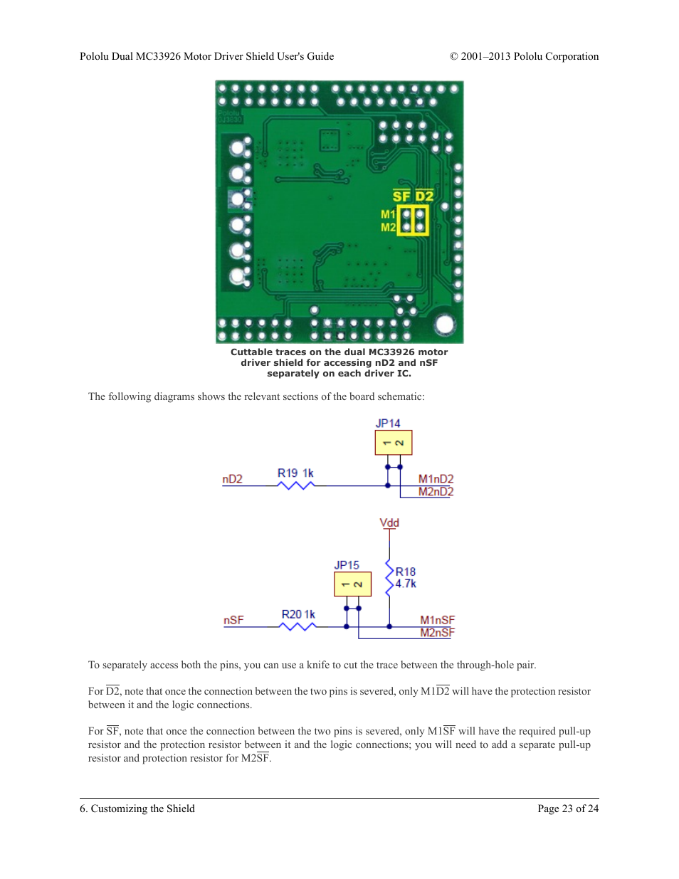 Pololu Dual MC33926 User Manual | Page 23 / 24