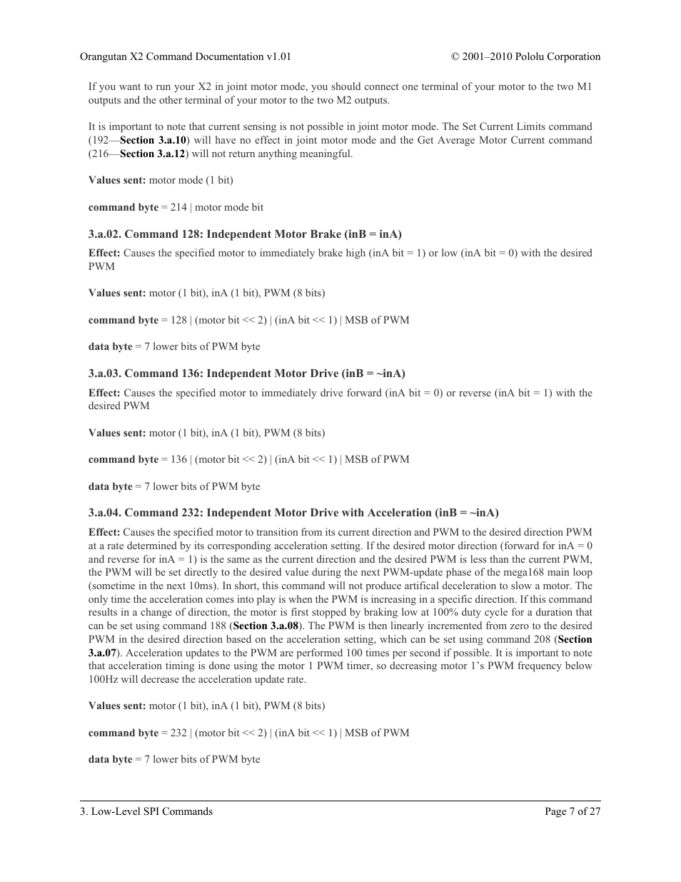 Pololu Orangutan X2 User Manual | Page 7 / 27