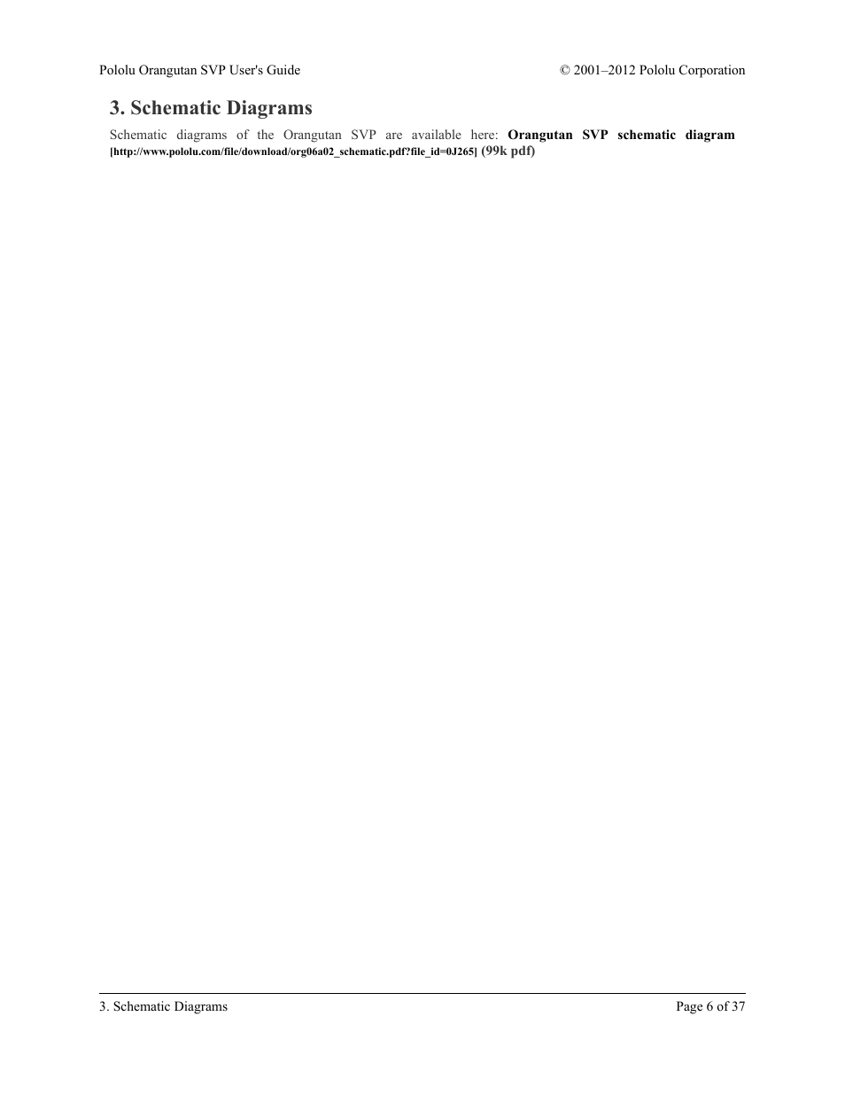 Schematic diagrams | Pololu Orangutan SVP User Manual | Page 6 / 37