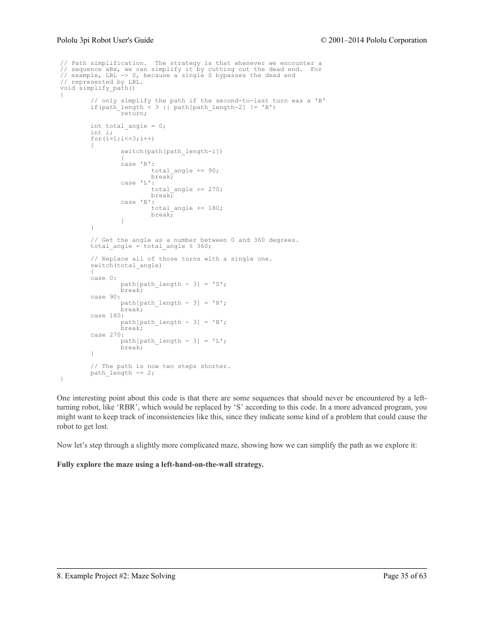 Pololu 3pi Robot User Manual | Page 35 / 63