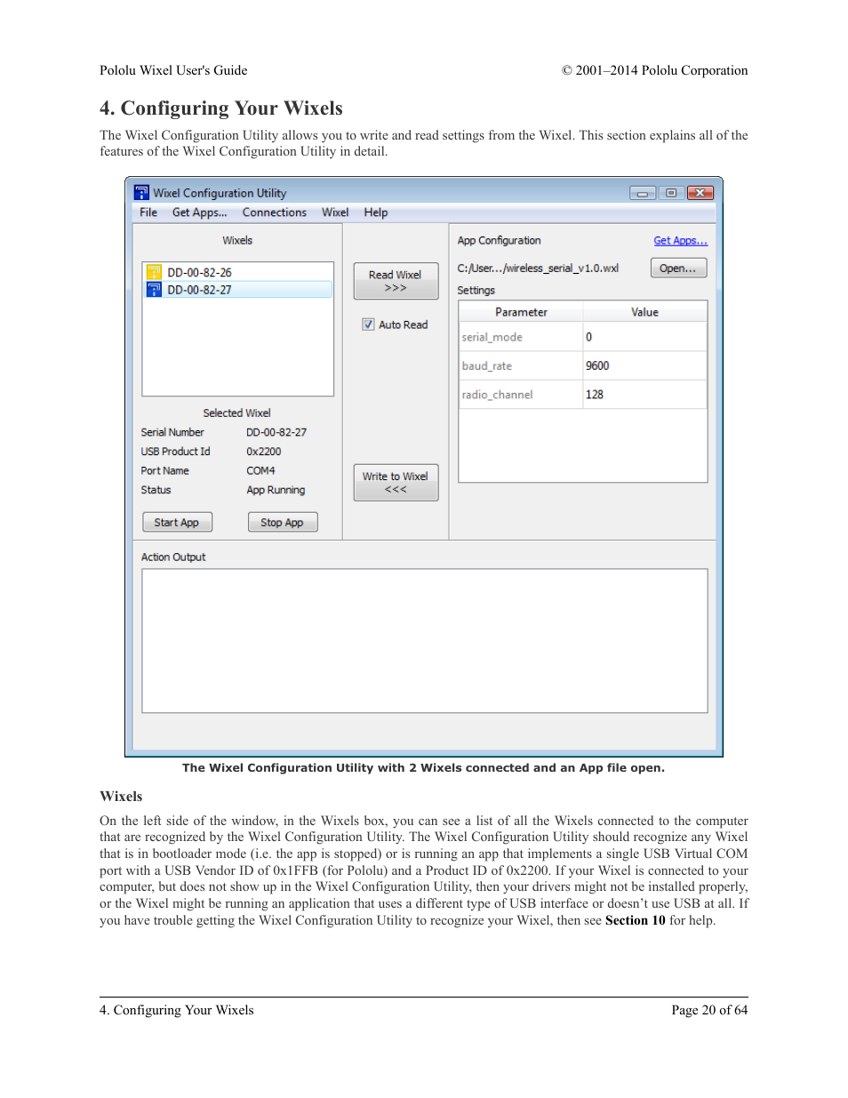 Configuring your wixels, Wixels | Pololu Wixel User Manual | Page 20 / 64