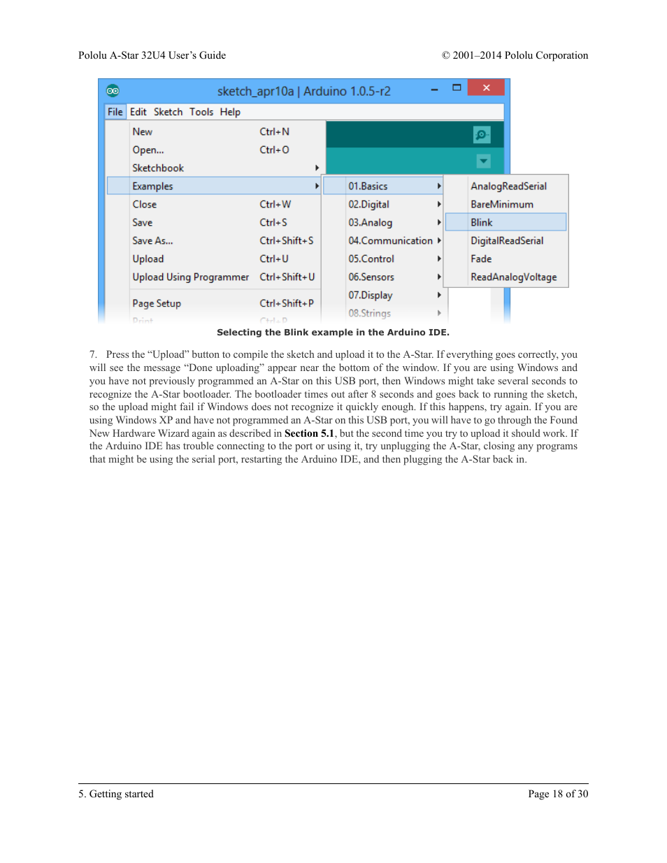 Pololu A-Star 32U4 User Manual | Page 18 / 30