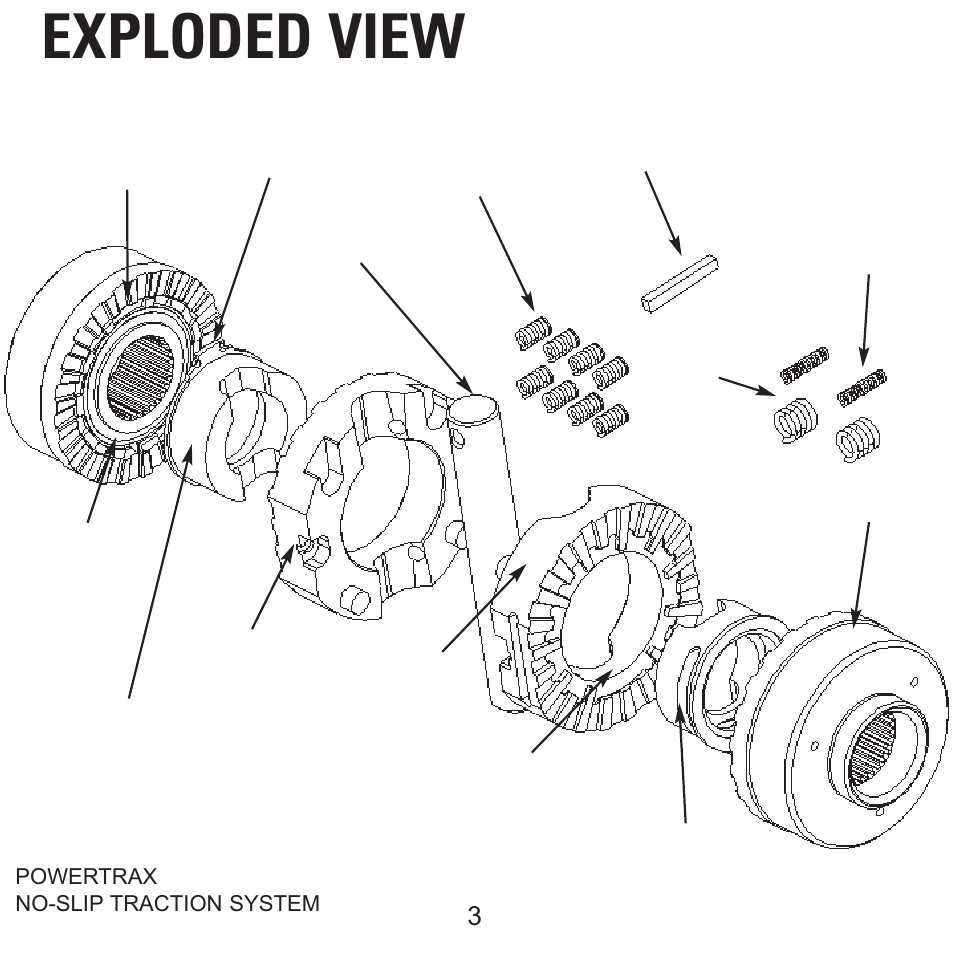 Exploded view | Powertrax 9206883128 User Manual | Page 5 / 26