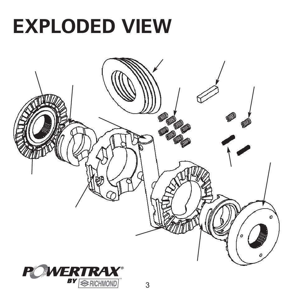 Exploded view | Powertrax 9203923145 User Manual | Page 5 / 26