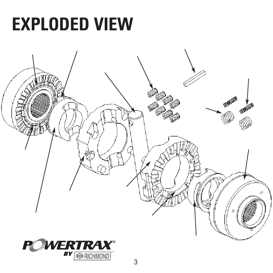 Exploded view | Powertrax 9204352725 User Manual | Page 5 / 26