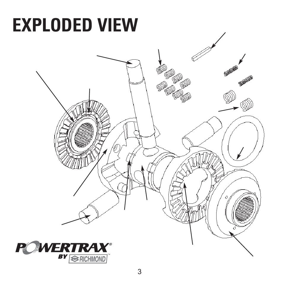 Exploded view | Powertrax 9207762805 User Manual | Page 5 / 24