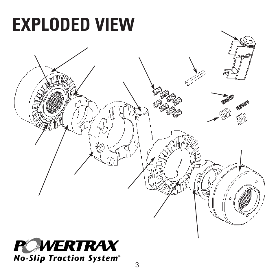 Exploded view | Powertrax 9207762885 User Manual | Page 5 / 28