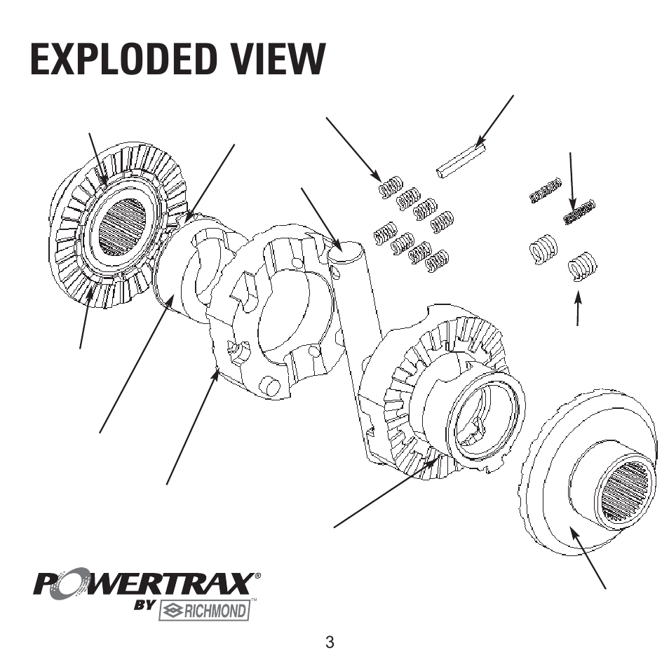 Exploded view | Powertrax 9220883001 User Manual | Page 5 / 26