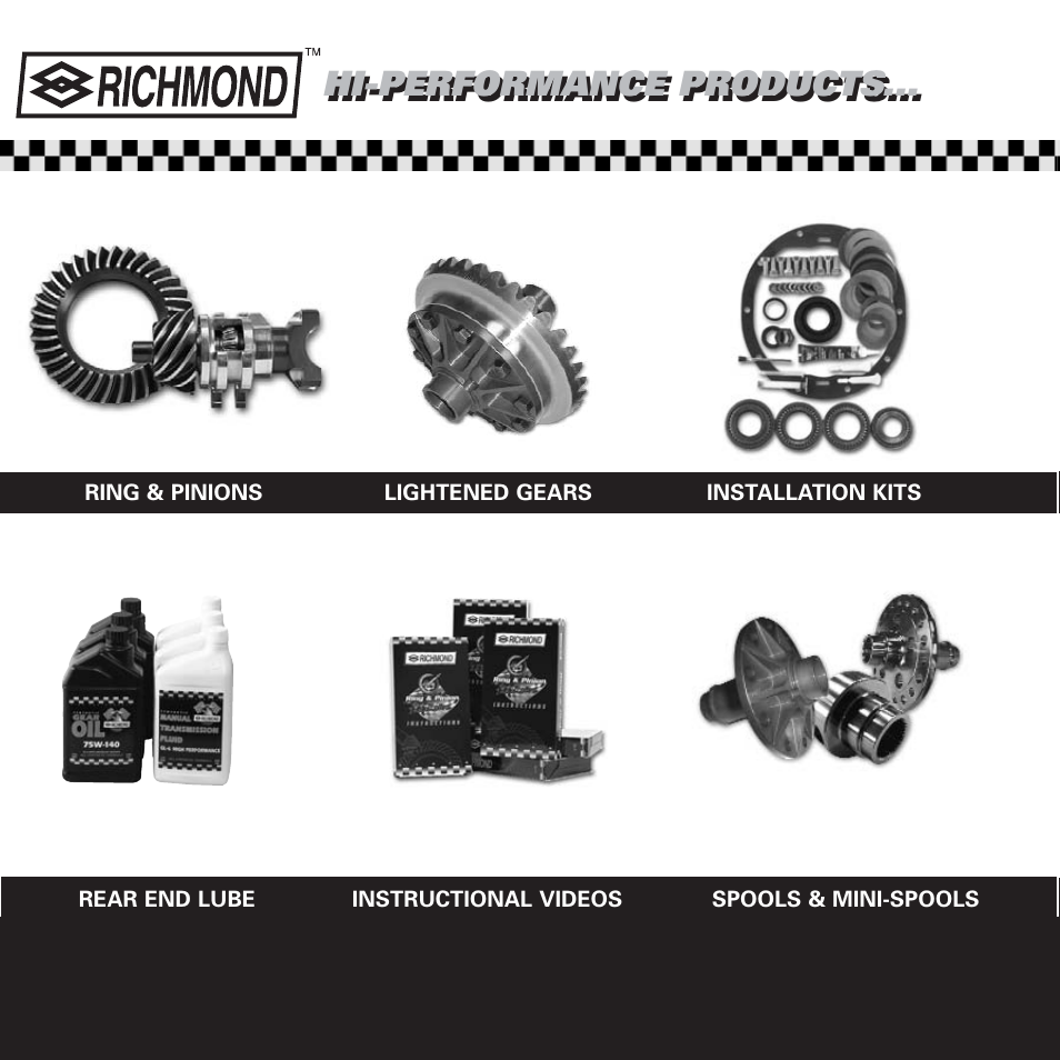 Hi-performance products | Powertrax 9220881005 User Manual | Page 24 / 26