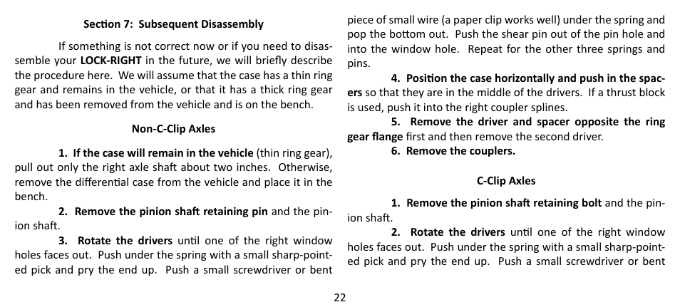 Powertrax 3710 User Manual | Page 22 / 28