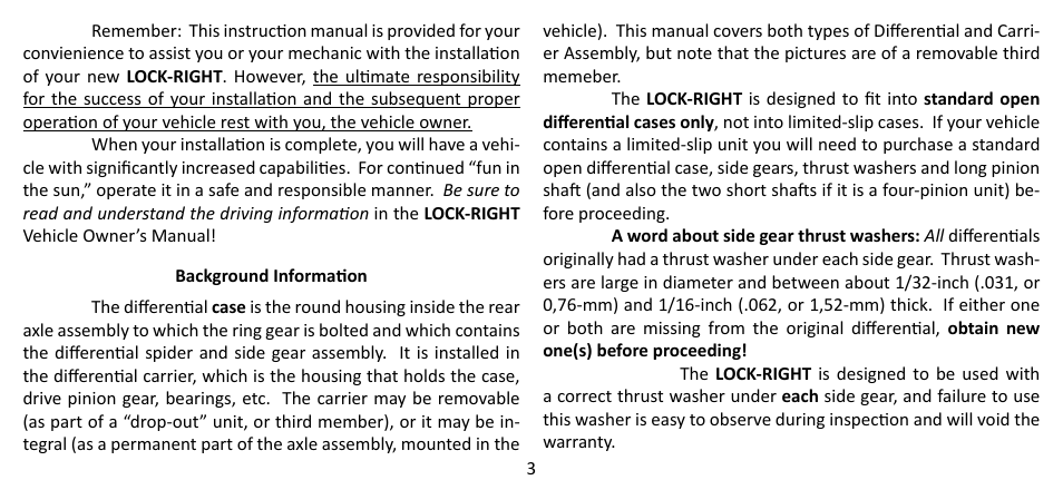 Powertrax 9010 User Manual | Page 3 / 24