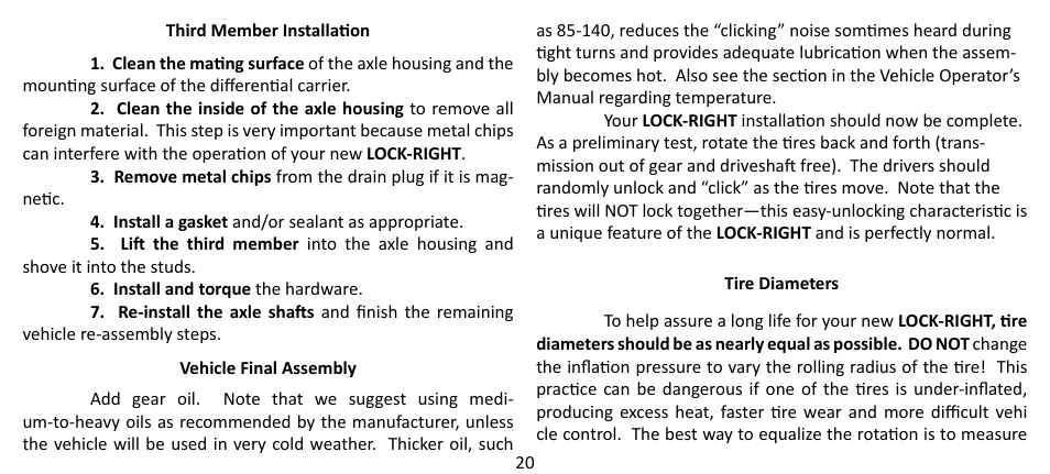 Powertrax 4110 User Manual | Page 20 / 28