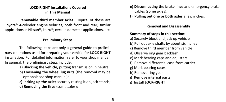 Powertrax 4110 User Manual | Page 5 / 28