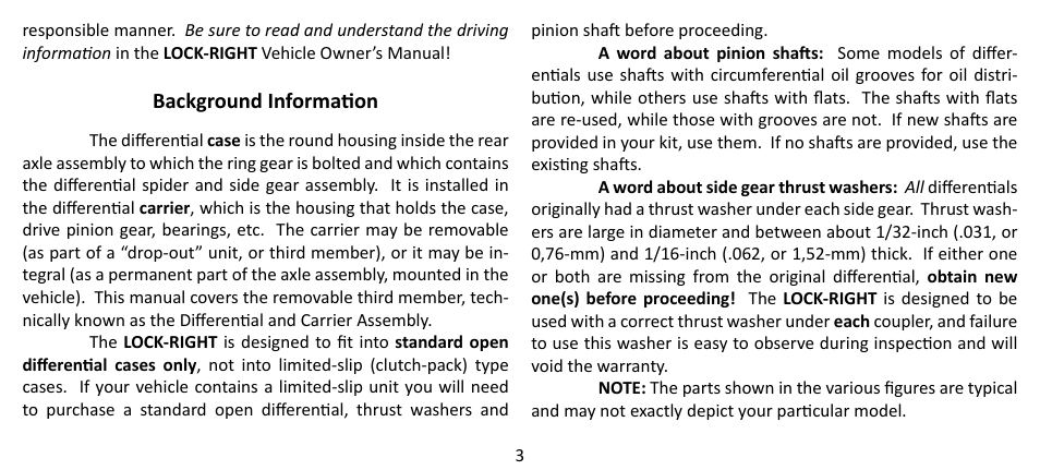 Powertrax 4120 User Manual | Page 3 / 24