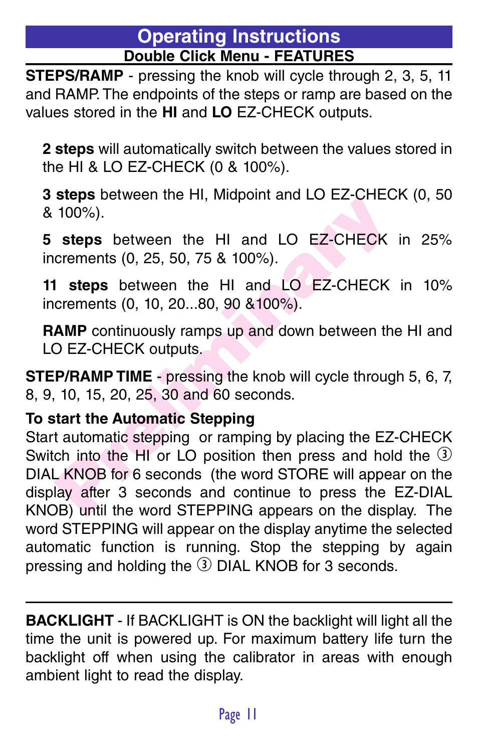 Pr eliminar y | Practical Instrument Electronics 850 User Manual | Page 13 / 48