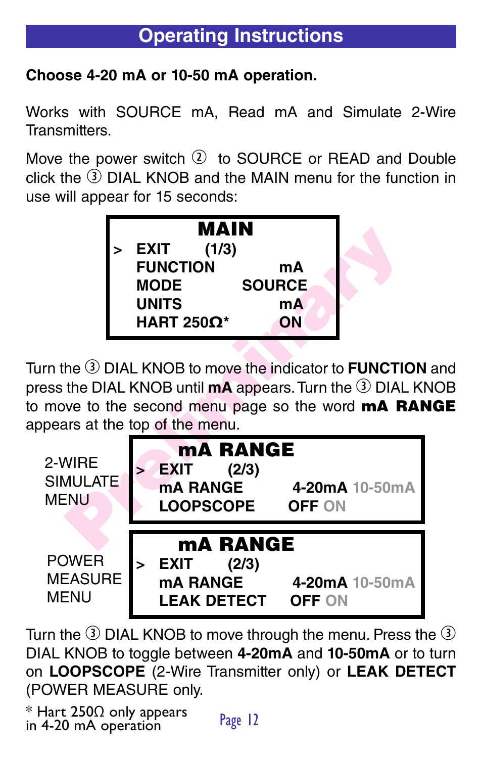 Pr eliminar y | Practical Instrument Electronics 850 User Manual | Page 14 / 48