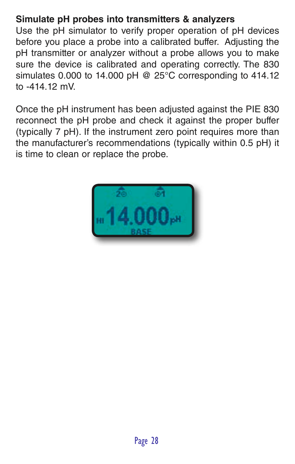 Practical Instrument Electronics 830 User Manual | Page 30 / 52