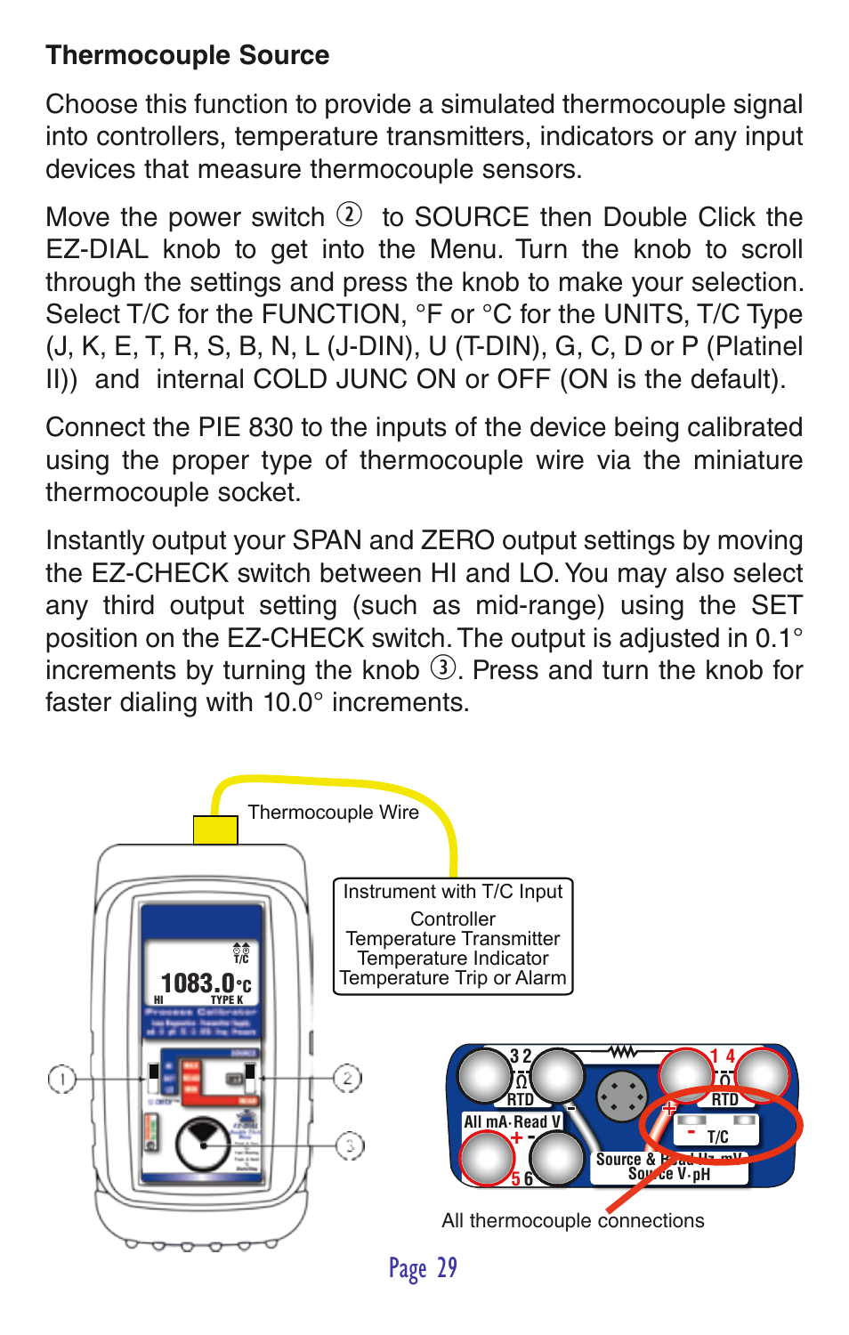 Page 29 | Practical Instrument Electronics 830 User Manual | Page 31 / 52
