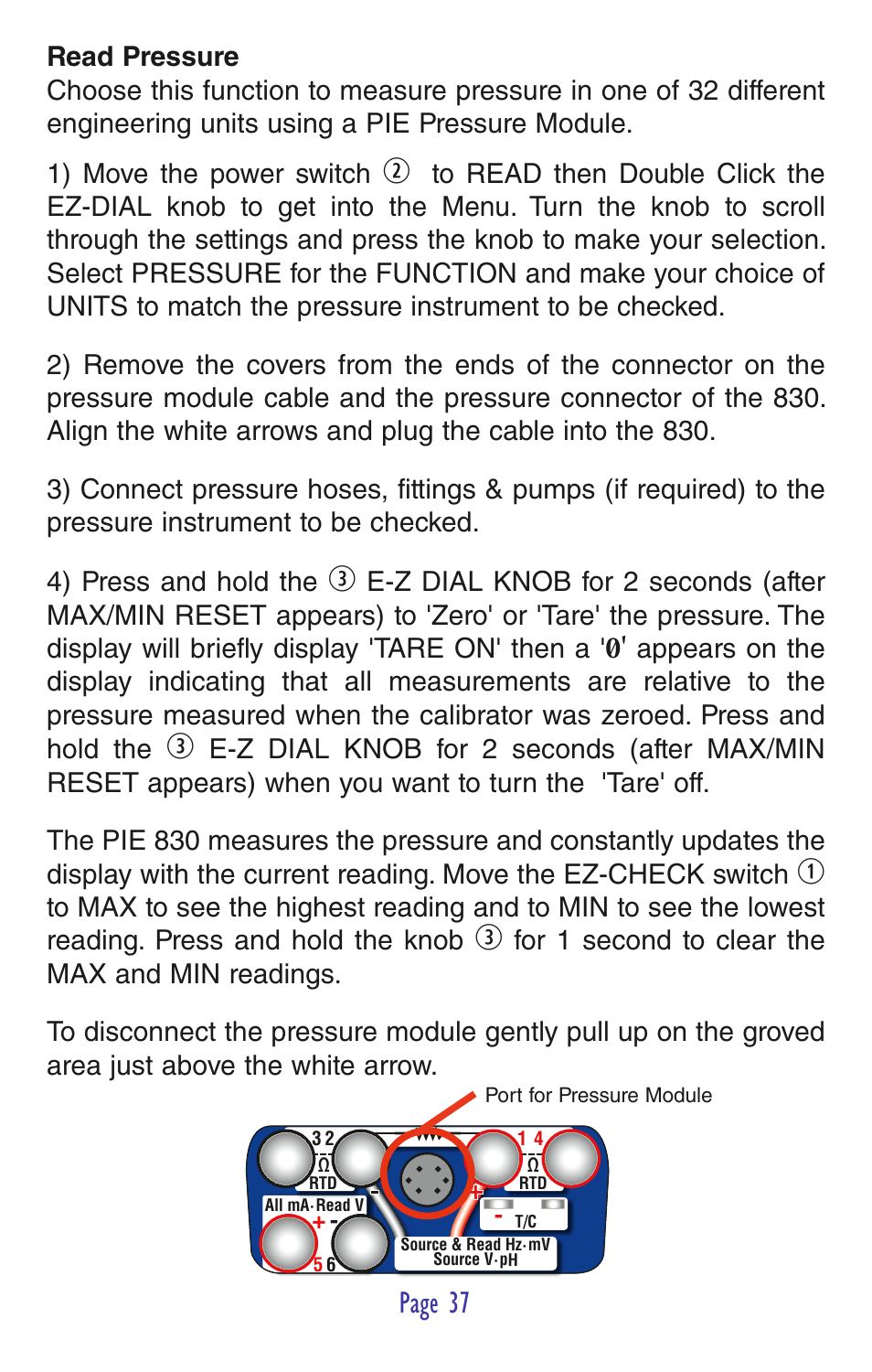 Page 37 | Practical Instrument Electronics 830 User Manual | Page 39 / 52