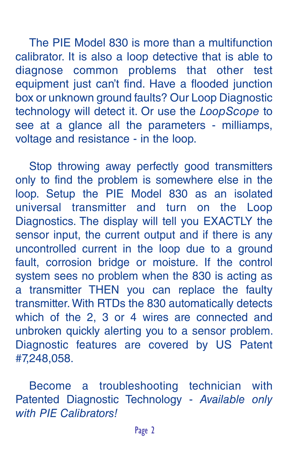 Practical Instrument Electronics 830 User Manual | Page 4 / 52